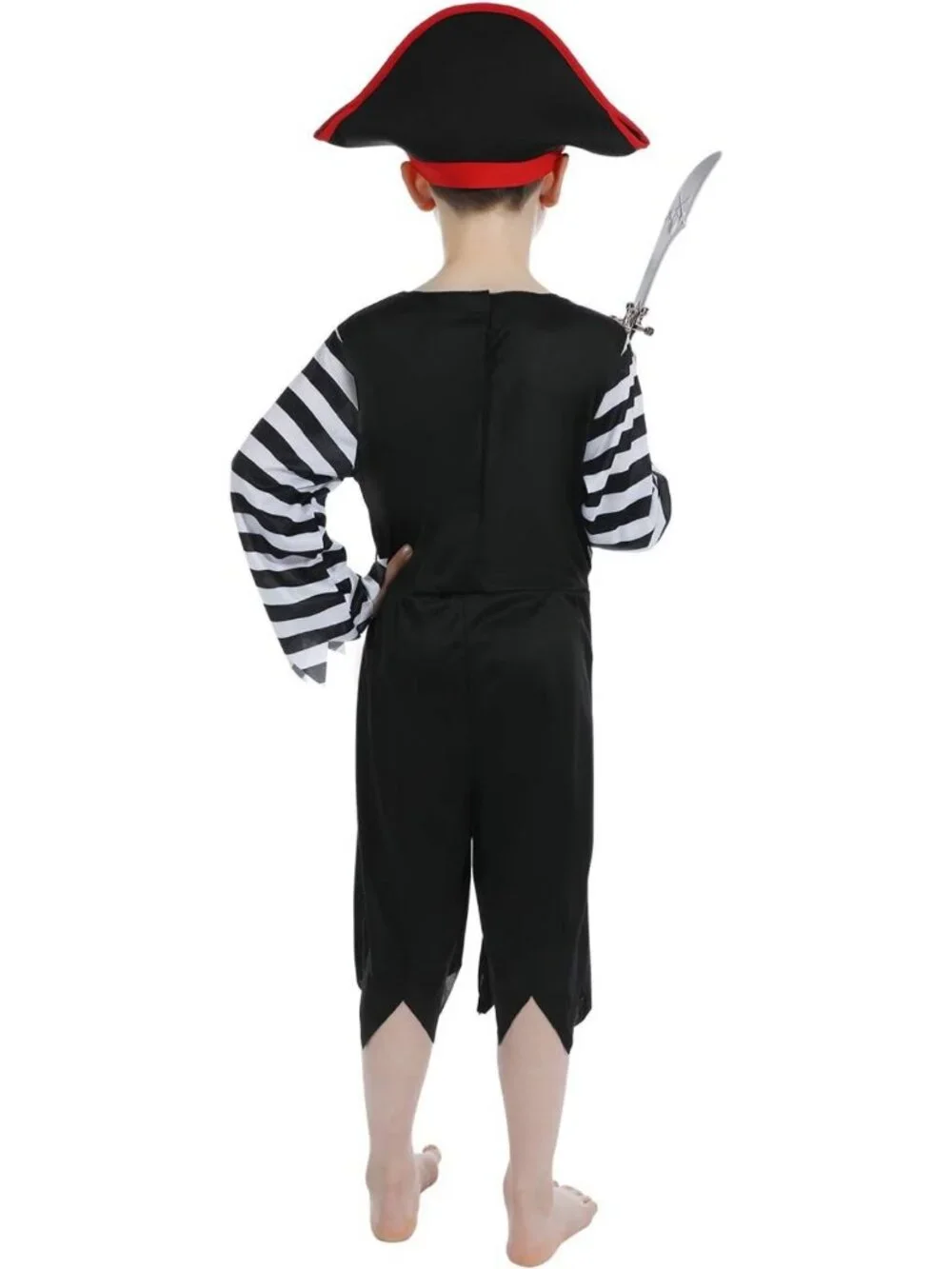 Kids' Pirate Costume Set with Hat, Eyepatch & Cutlass - Fun Dress-Up Outfit